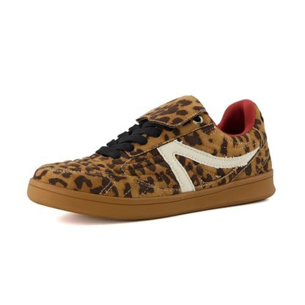 Cushionaire Womens Astro Retro Sneaker Leopard